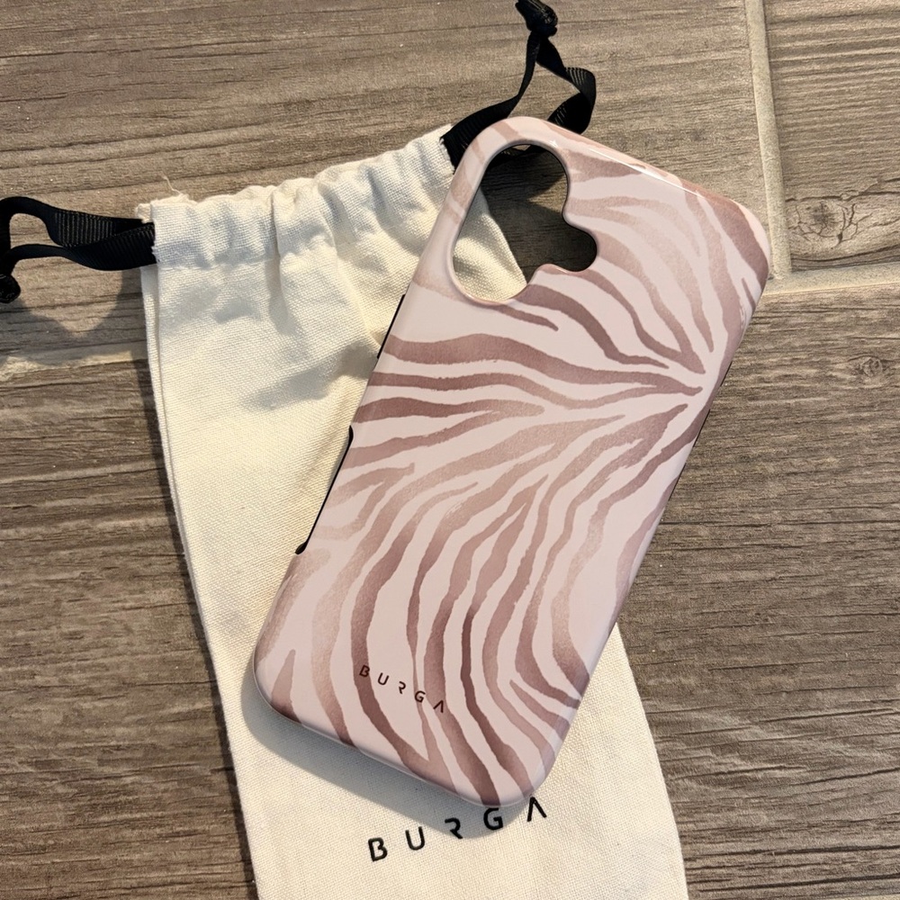Burga Pink Zebra Phone Case
